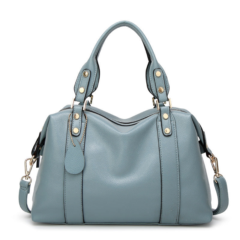 Textured Everyday Shoulder Handbag