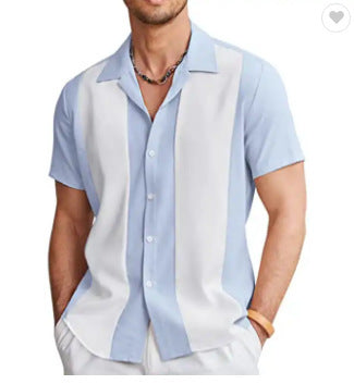 Men's Vacation-Print Hawaiian Shirt
