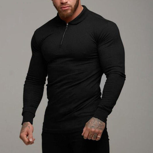 Men’s Classic Long-Sleeve Polo Shirt