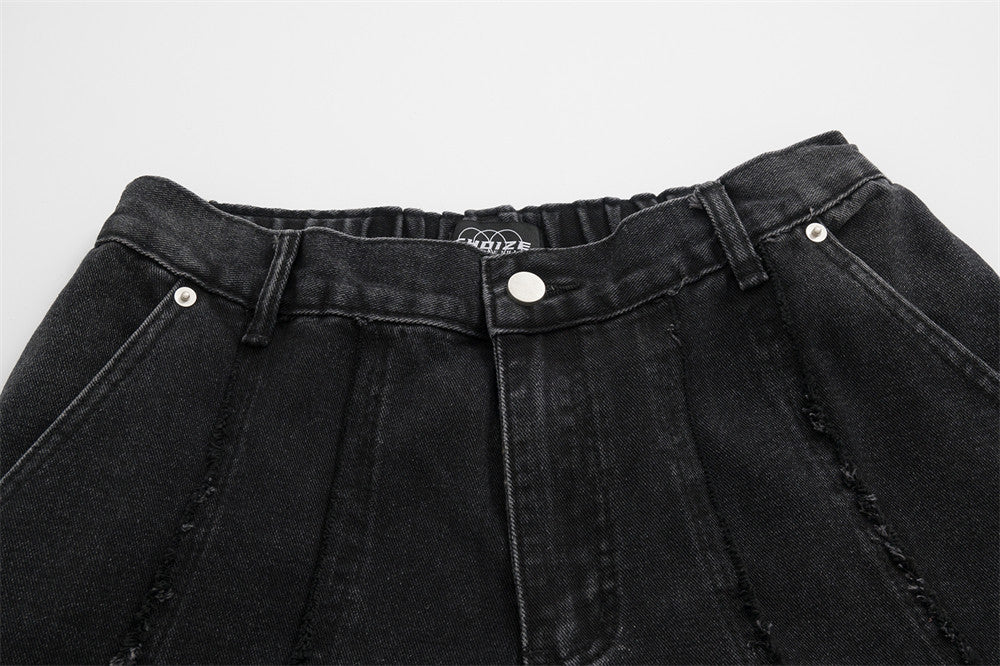 Fashion Personality Loose Denim Trousers Men