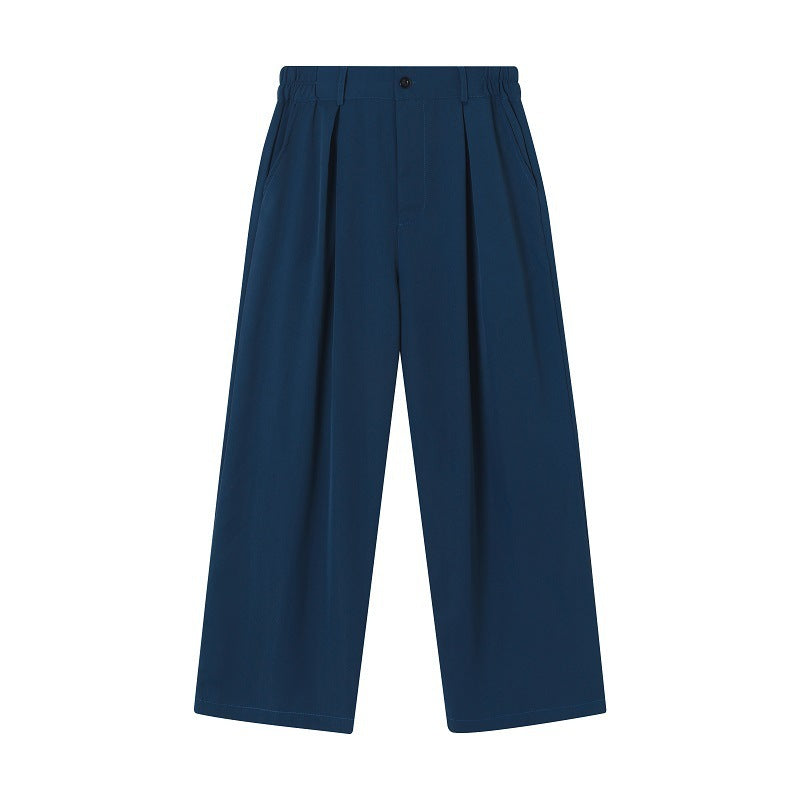 Fashion Men Loose Wide Leg Trousers