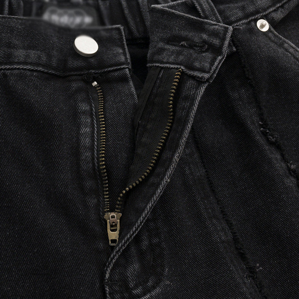 Fashion Personality Loose Denim Trousers Men