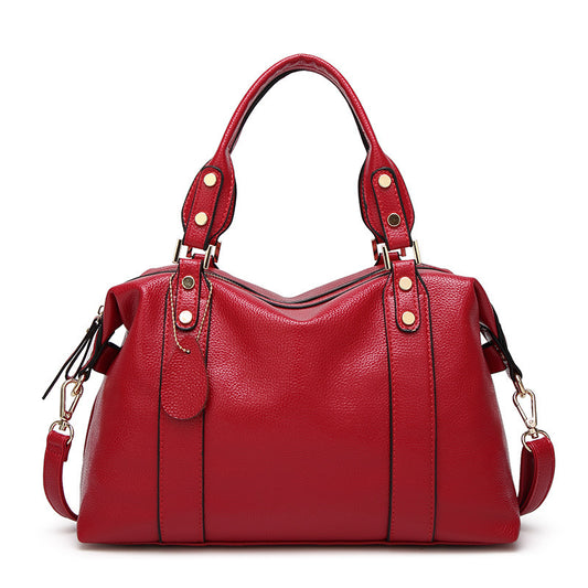Textured Everyday Shoulder Handbag